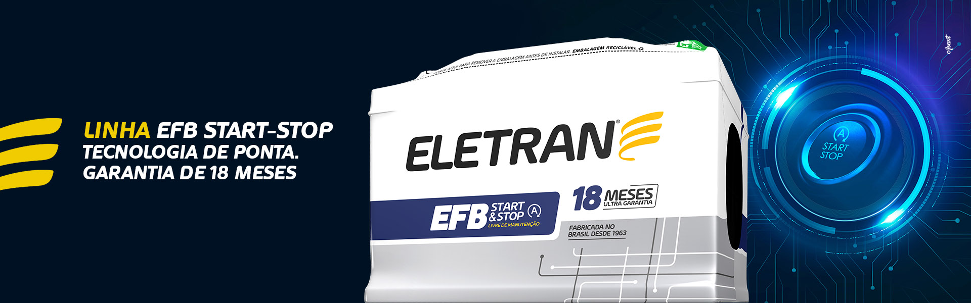 Lojas Eletran | Baterias Eletran - Desde 1963